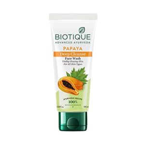 Biotique Papaya Deep Cleanse Face Wash For Rs 96 amazon dealnloot