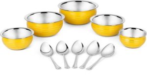 Classic Essentials Induction Bottom Cookware Set Stainless Rs 635 flipkart dealnloot