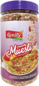 Kwality Crunchy Muesli Fruit N Nut Plastic Rs 239 flipkart dealnloot