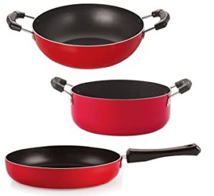 Nirlon Non Stick Aluminium Gas Compatible Cookware Rs 774 amazon dealnloot