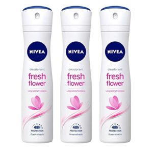 Nivea Women Deodorant Fresh Flower 150ml Pack Rs 287 amazon dealnloot