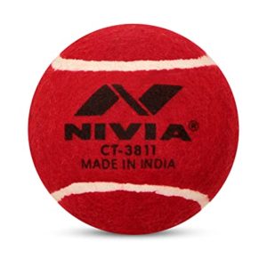 Nivia Cricket Tennis Ball Pack of 12 Rs 221 amazon dealnloot