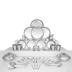 Shri Sam Stainless Steel Delight Dinner Set Rs 1234 amazon dealnloot