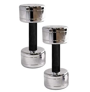 Skera Steel Chrome Fixed Dumbbell Pair 1 Rs 306 amazon dealnloot