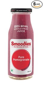 Smoodies Pure Pomegranate Juice No Sugar No Rs 50 amazon dealnloot