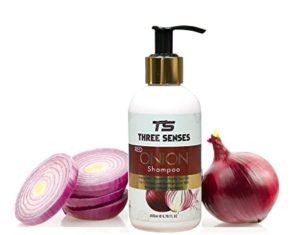 Three senses Natural Red Onion Shampoo for Rs 99 amazon dealnloot