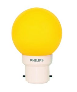 PHILIPS 0 5W B22 LED Yellow LED Rs 51 amazon dealnloot