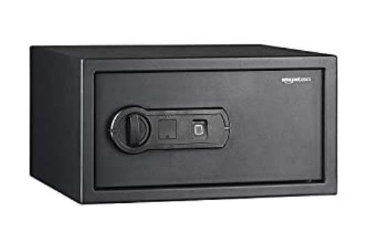 AmazonBasics Biometric Fingerprint Home Safe, 28 L