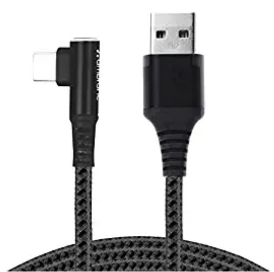 Ambrane 3A USB Type C 30W Fast Charging Unbreakable Braided Cable