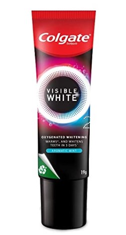 Colgate Visible White O2 Teeth Whitening Toothpaste Active Oxygen Technology