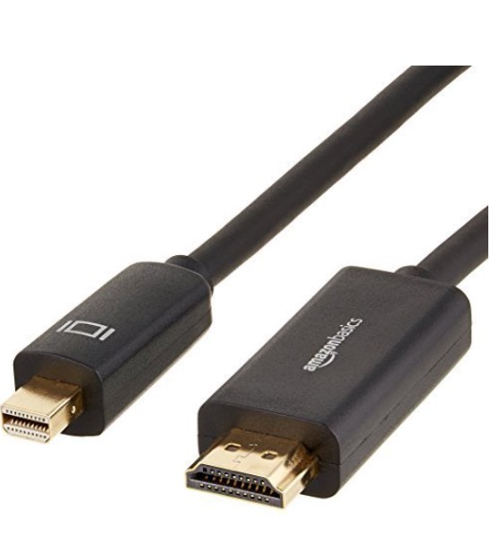 AmazonBasics Mini DisplayPort to HDMI Cable - 3 Feet