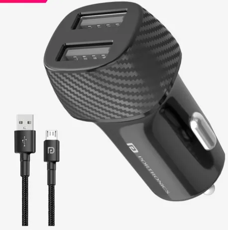 portronics car charger